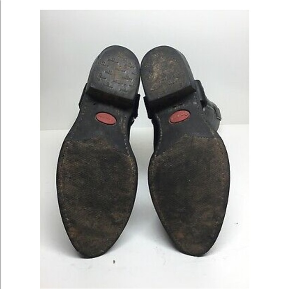 Double H Harness Black Motorcycle Boots 8.5D - Picture 7 of 8